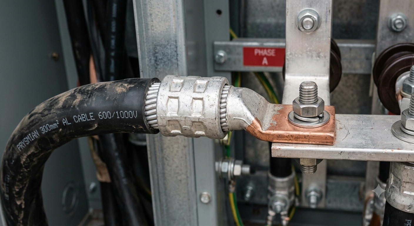 Copper cable lugs
